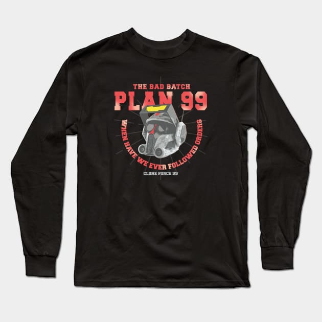 Plan 99 Long Sleeve T-Shirt by Galactee 99